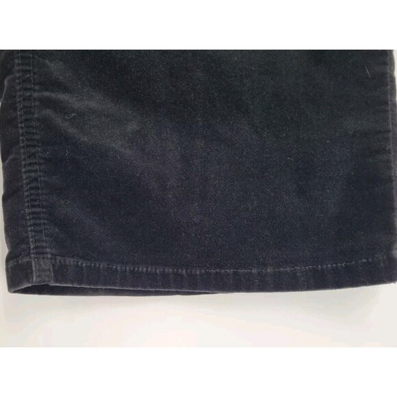 Chicos Black Velvet Pants Size 1 (8) Button/Zip - Picture 3 of 6